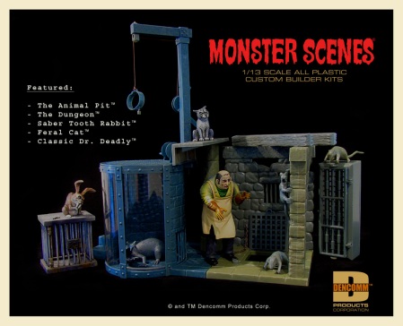 Monster Scenes Animal Pit and Dungeon kits from Dencomm
